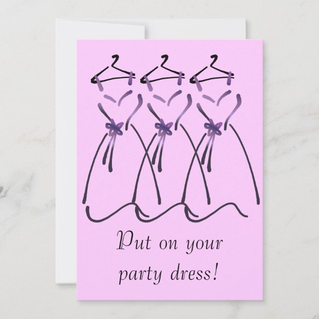 Invitation Design élégant avec Slogan personnalisable (Devant)