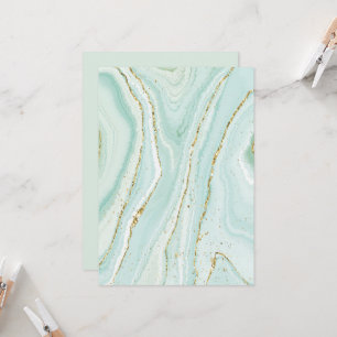 Invitation design en marbre liquide peint à la main avec gli