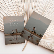 Invitation Design moderne minimaliste 2 Mariage de script pho