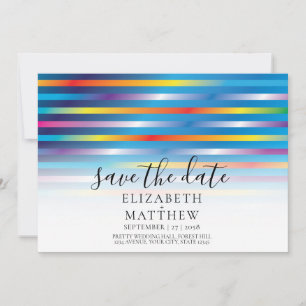 Invitation Design moderne minimaliste coloré