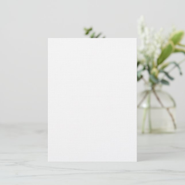 Invitation Design simple blanc personnalisé moderne Ajouter u (Debout devant)