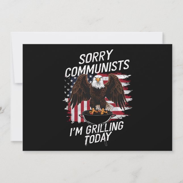 Invitation Désolé les communistes que je grinçais aujourd'hui (Devant)
