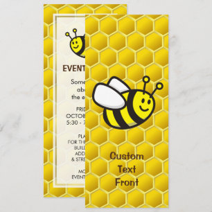 Invitation Dessin sur les abeilles