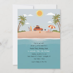 Invitation Destination Beach