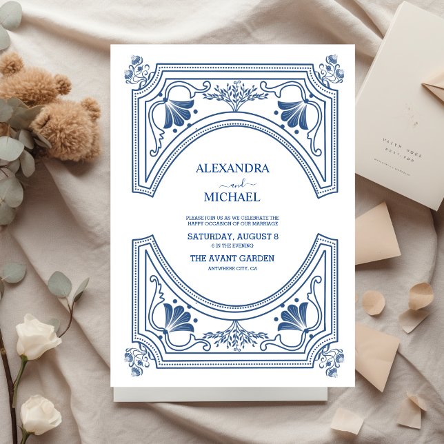 Invitation Destination Grèce Mariage Santorin (Créateur téléchargé)