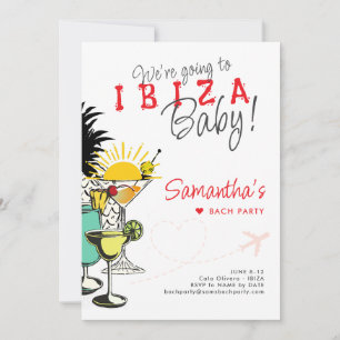 Invitation Destination Ibiza Hen Bachelorette Party Itinérair