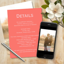 Détails du Mariage photo Bold Modern Pink and Cora
