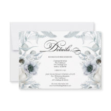 DÉTAILS | Pastel Dusty Blue Flowers