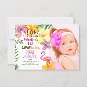 Invitation d'été tropicale
