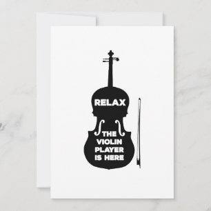 Invitation Détendez-vous Le Joueur de violon est ici