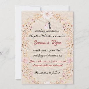 Invitation Deux Âmes, Un Battement de Coeur