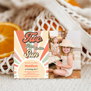 Invitation Deux Amusement Dans Le Soleil Soleil Soleil 2e Ann