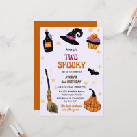 Deux chapeau de sorcière effrayant balai Halloween