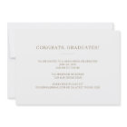 Deux diplômés minimum Gold Photo Party