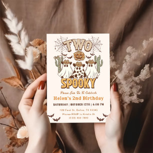Invitation Deux Éffrayant 2e anniversaire Western Party