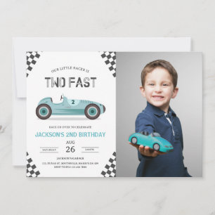 Invitation Deux Fast 2 Curieux Parcours Car 2e Anniversaire