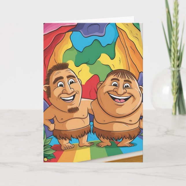 Invitation deux gays deviennent un (Devant)