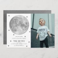 Deux la Lune White Lver Boy Photo 2e anniversaire