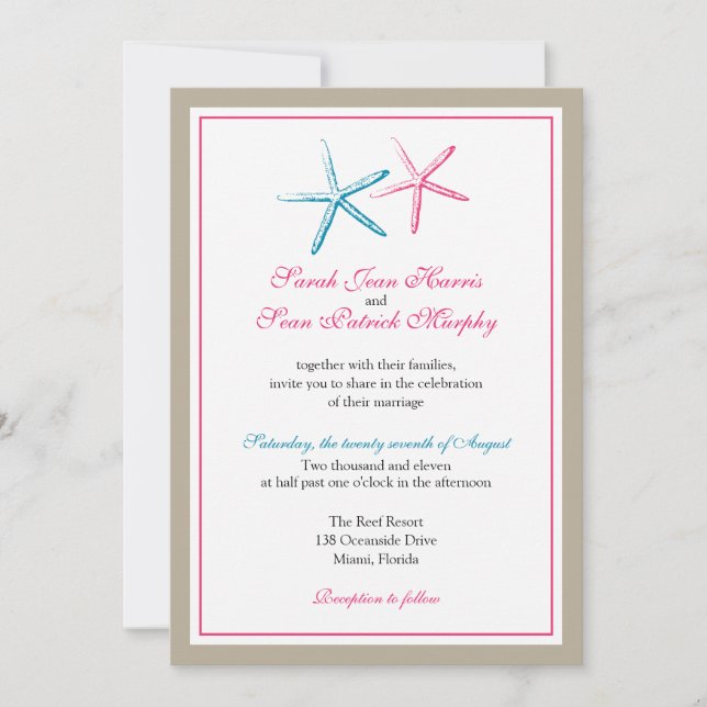 Invitation Deux Mariages d'écorce (Devant)