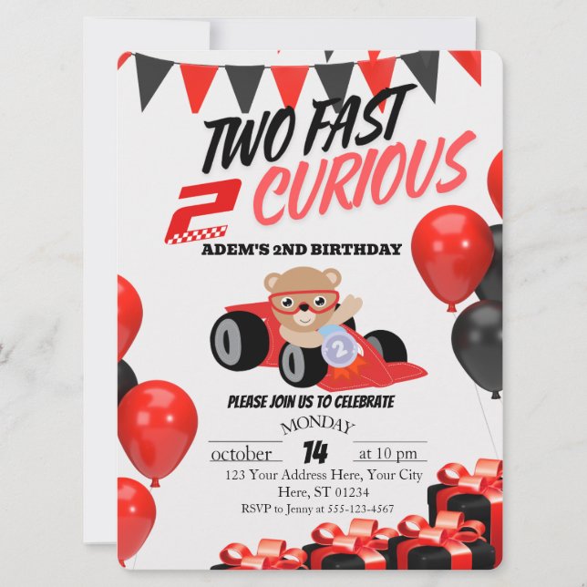 INVITATION DEUX RAPIDES 2 CURIEUX (Devant)