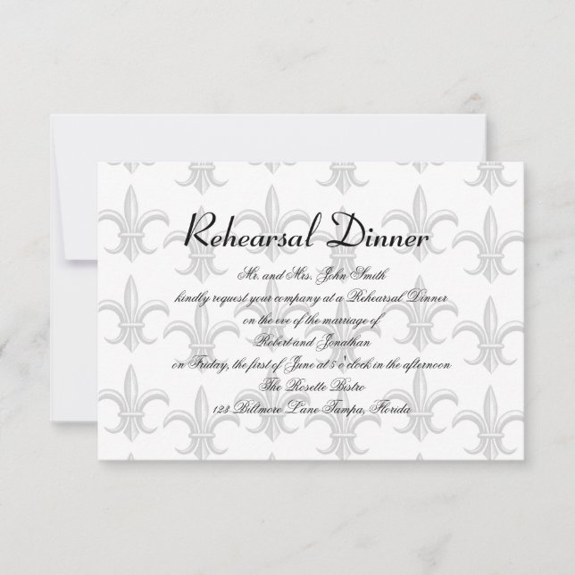 Invitation Deux répétitions d'Mariages gays de Tuxedo Groom (Devant)