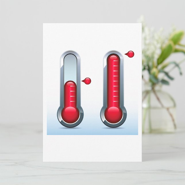 Invitation Deux thermomètres (Créateur téléchargé)