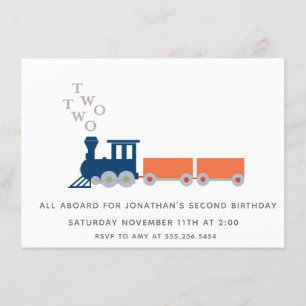 Invitation Deux trains