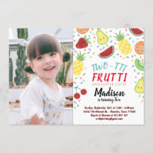Deux tti Frutti Tutti Frutti été Anniversaire Phot