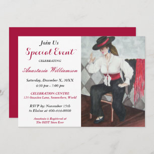 INVITATION D'ÉVÉNEMENT DE LA FÊTE NOIRE ET BLANCHE