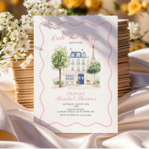 Invitation Déversoir de Mariage Parisien Café Parisien