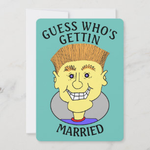 INVITATION DEVINE QUI SE MARIE - 