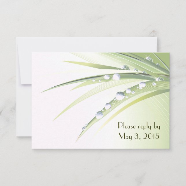 Invitation Dew Diamond Drops RSVP (Devant)