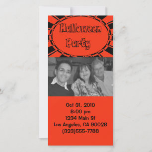 Invitation d'Halloween