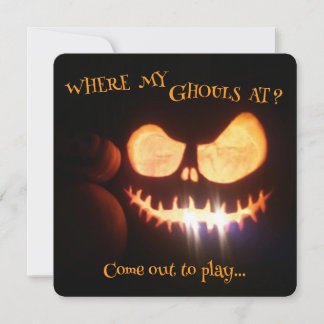 Invitation d'Halloween