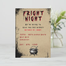 Invitation d'Halloween