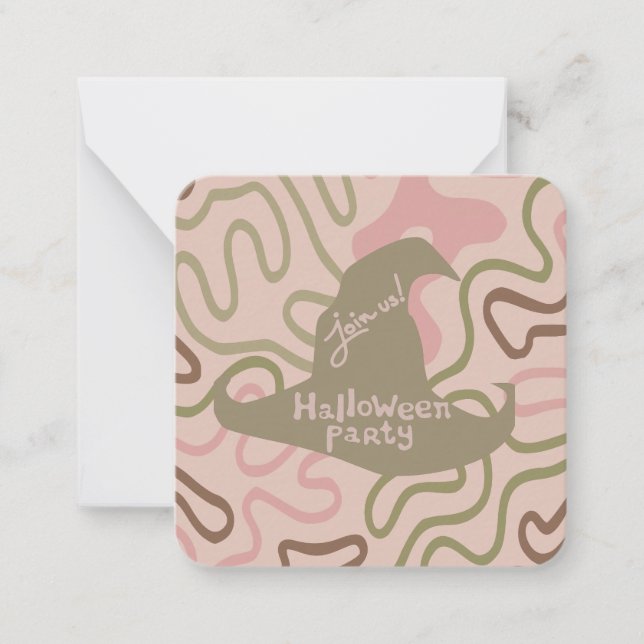 Invitation d'Halloween (Devant)