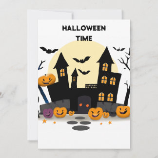 Invitation d'Halloween éffrayant