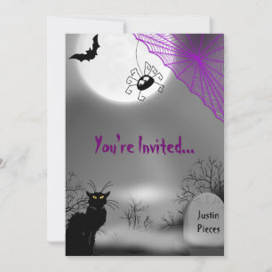 Invitation d'Halloween effrayant