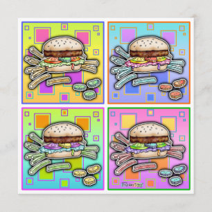 INVITATION d'HAMBURGER d'art de bruit