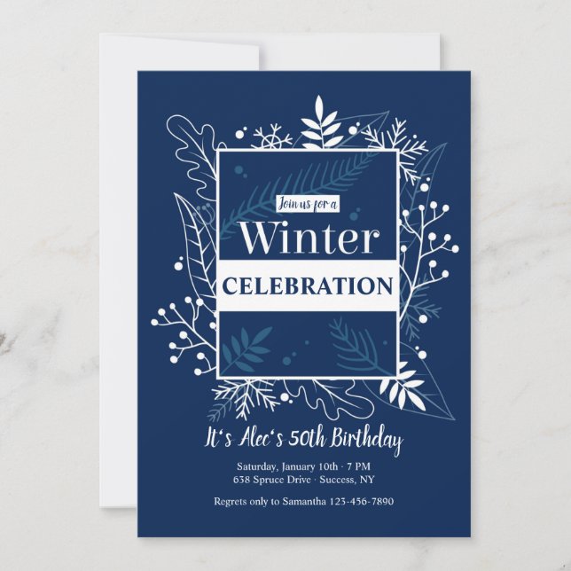 Invitation d'hiver (Devant)