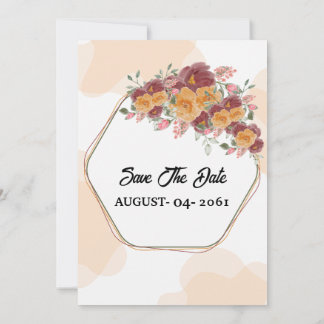 Invitation d'hiver Carte Floral Anniversaire Desig