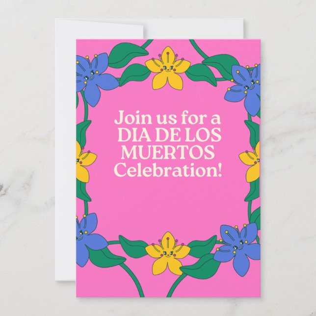 Invitation DIA DE LOS MUERTOS (Devant)
