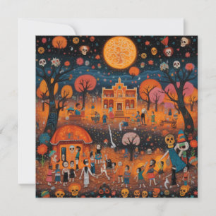 Invitation "Dia de los Muertos", rythmes de la fête