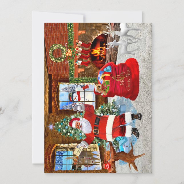 Invitation Día de Navidad con Papá Noel (Devant)