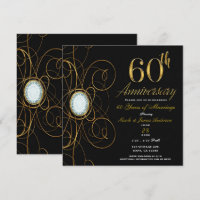 Diamant Noir & Or 60 60e Anniversaire