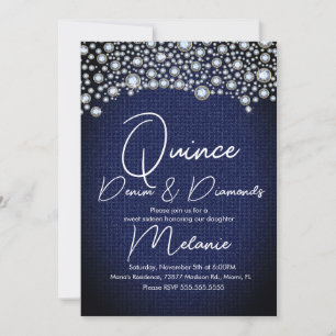 Invitation Diamants de jantes de Denim de la province de Québ