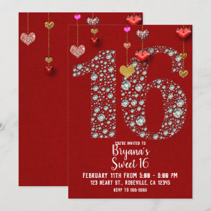 Invitation Diamond 16 Saint-Valentin
