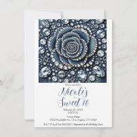 Diamond Rose & Denim Glam Sweet 16 Anniversaire