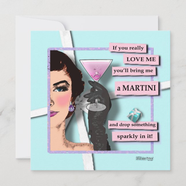 Invitation - Diamonds & Martinis (Devant)