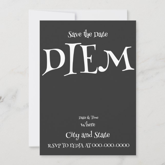 INVITATION DIEM (Devant)